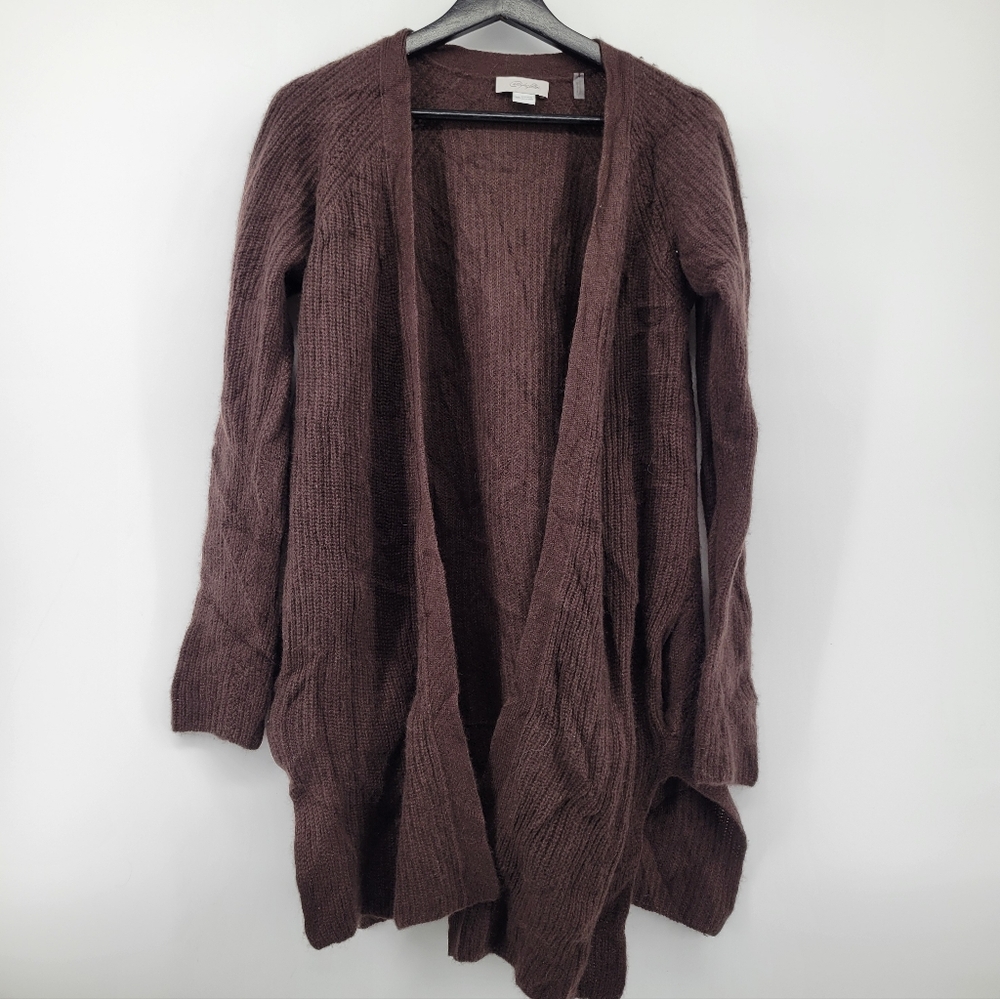 Christopher Fischer Cashmere Women's Brown Sweater Cardigan Size Medium